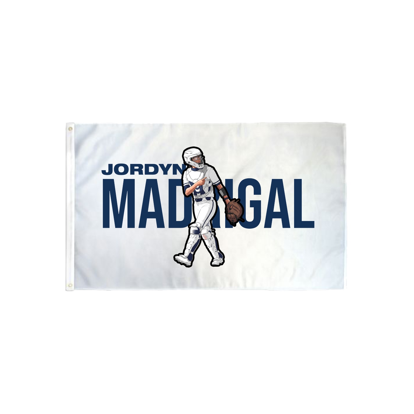 3x5 Flag — Player Name in Classic