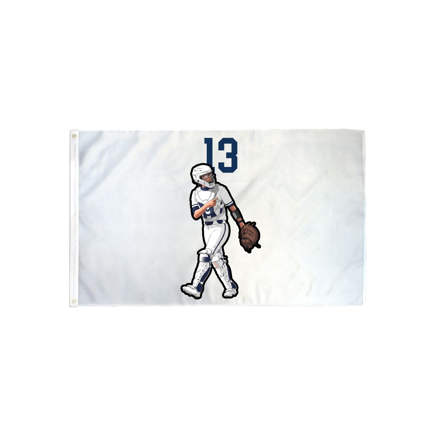 3x5 Flag — Number Top in Classic