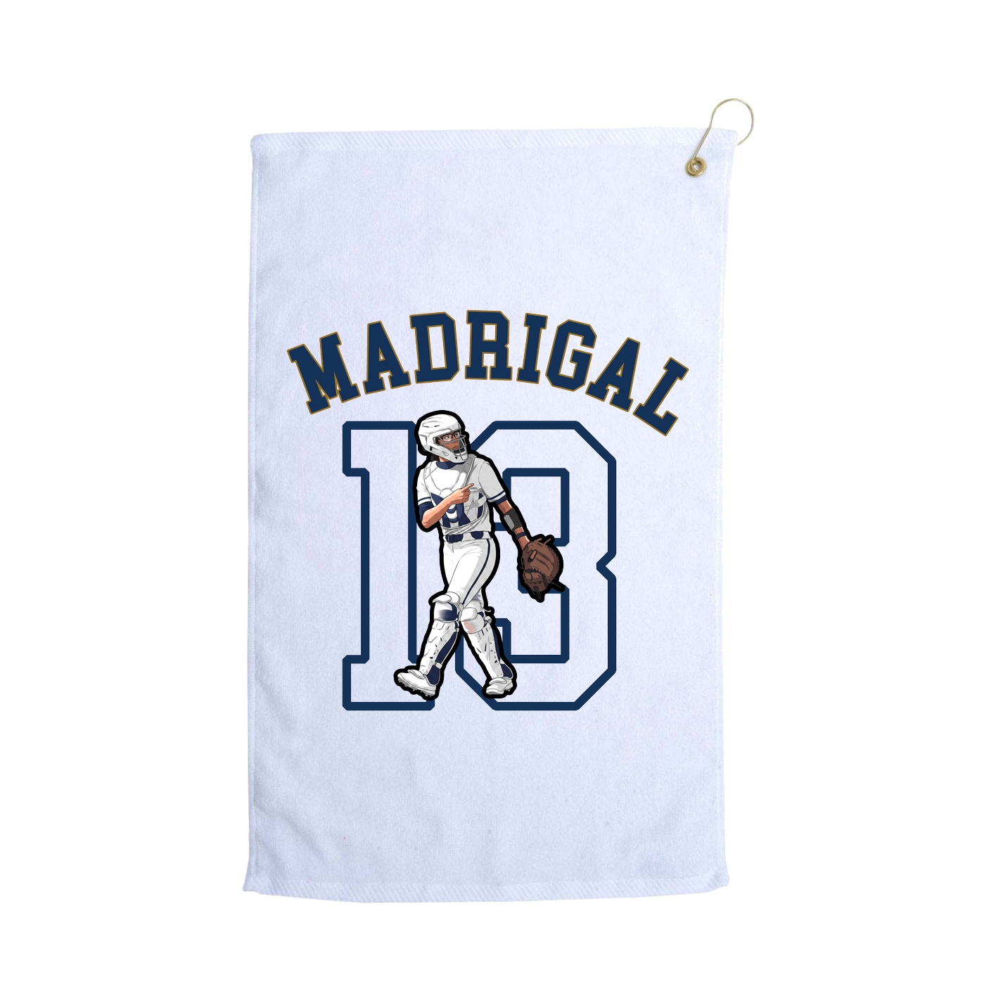 Golf Towel — Shirsey Arch in White