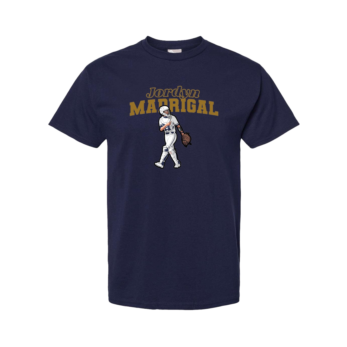 Tee — Name Arch in Navy