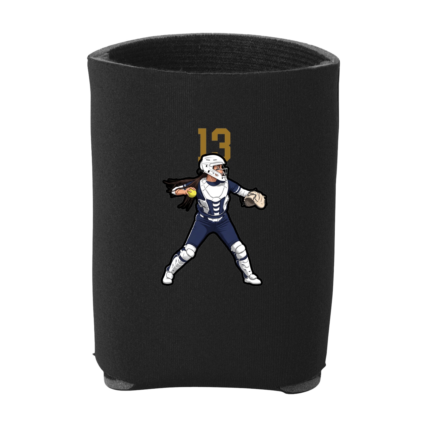 Can Holder — Number Top in Black