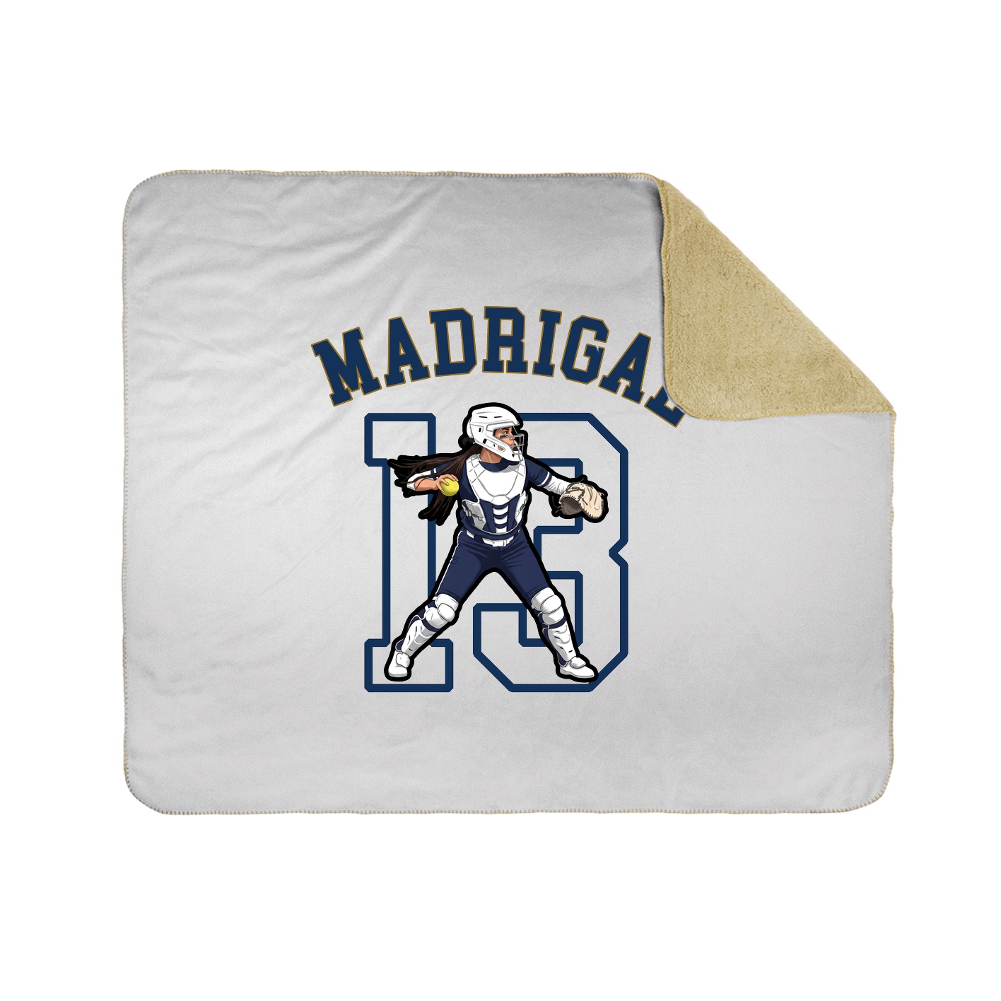 Throw Blanket — Shirsey Arch in White