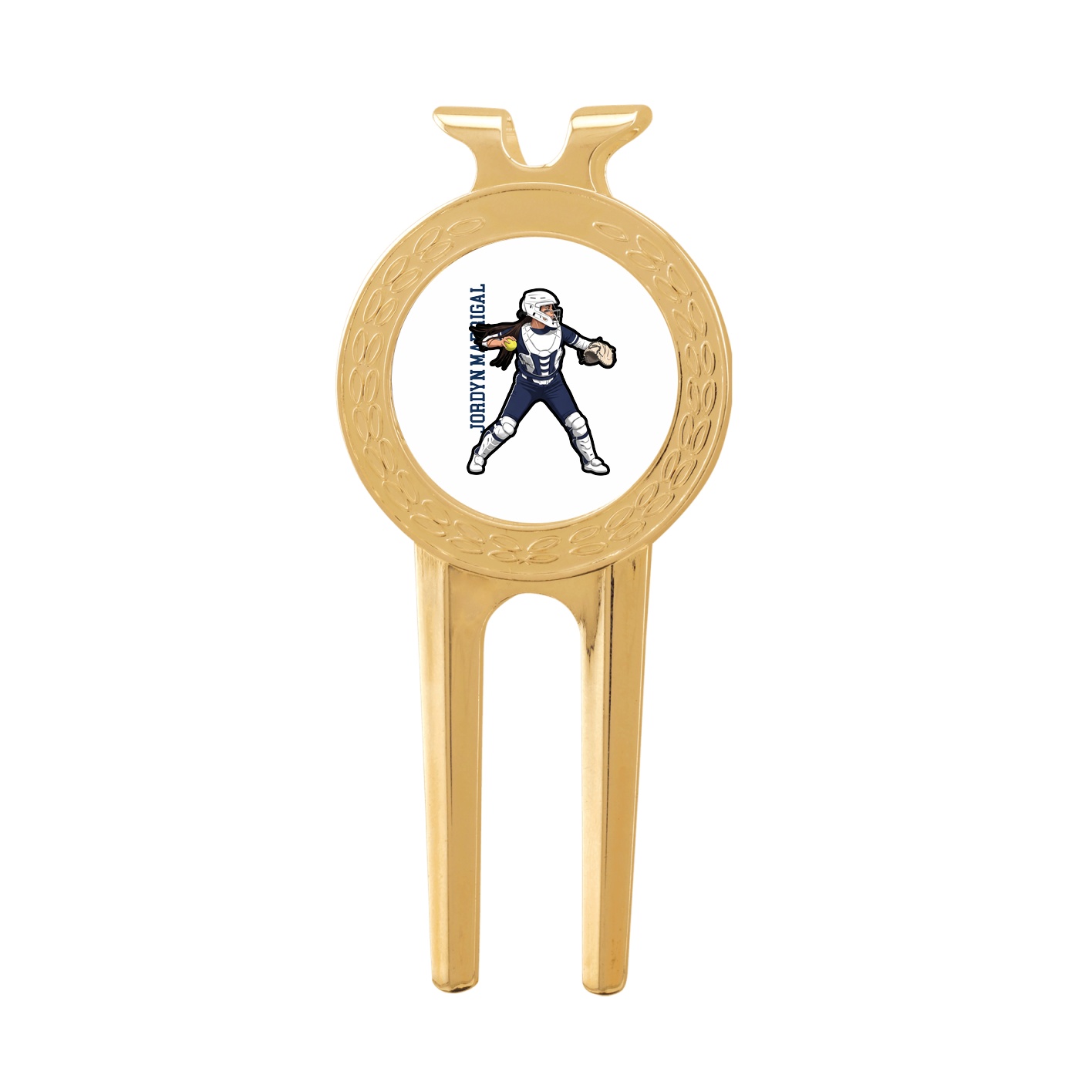 Divot Tool with Ball Marker — Name Vertical in Classic
