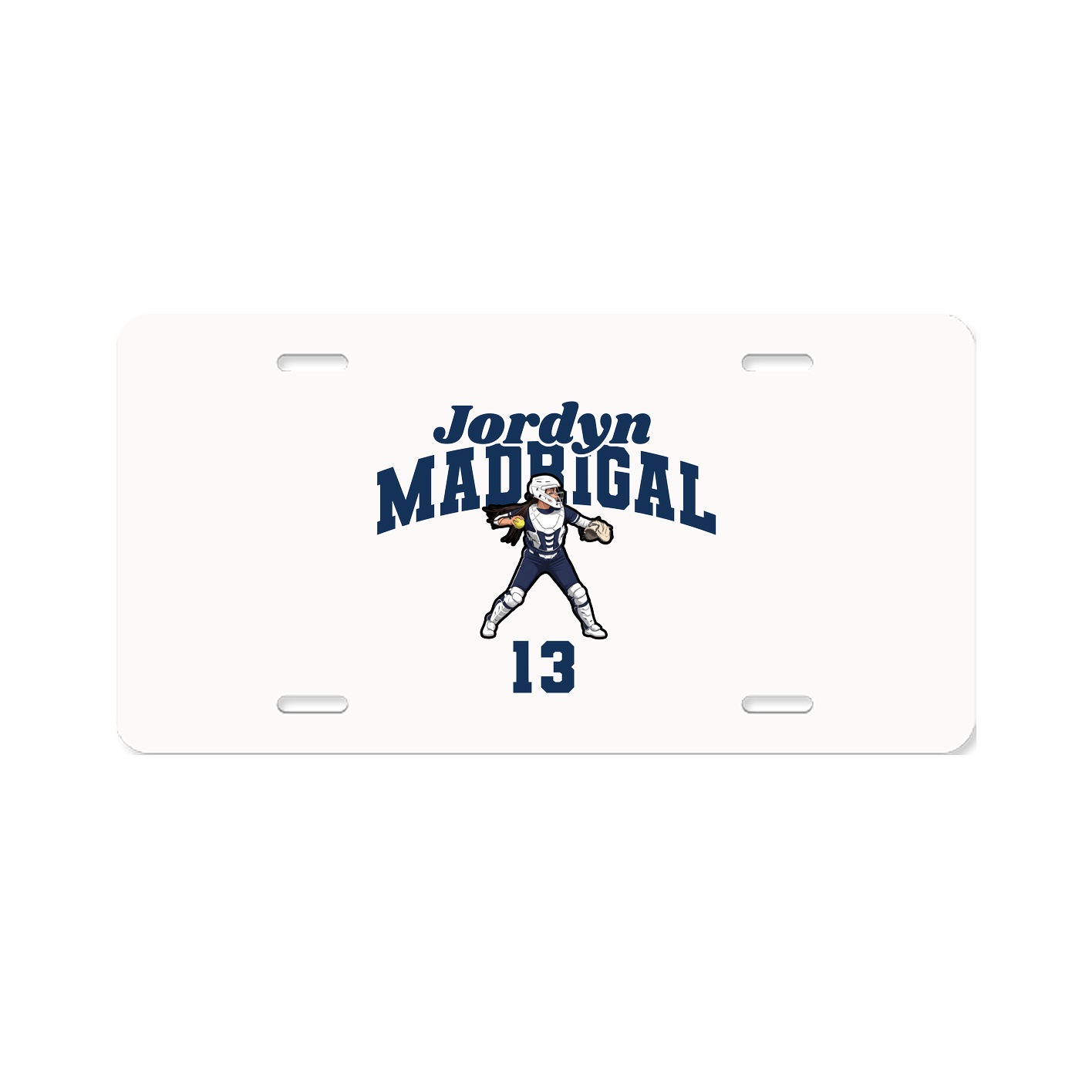 License Plate — Signature Arch in Classic