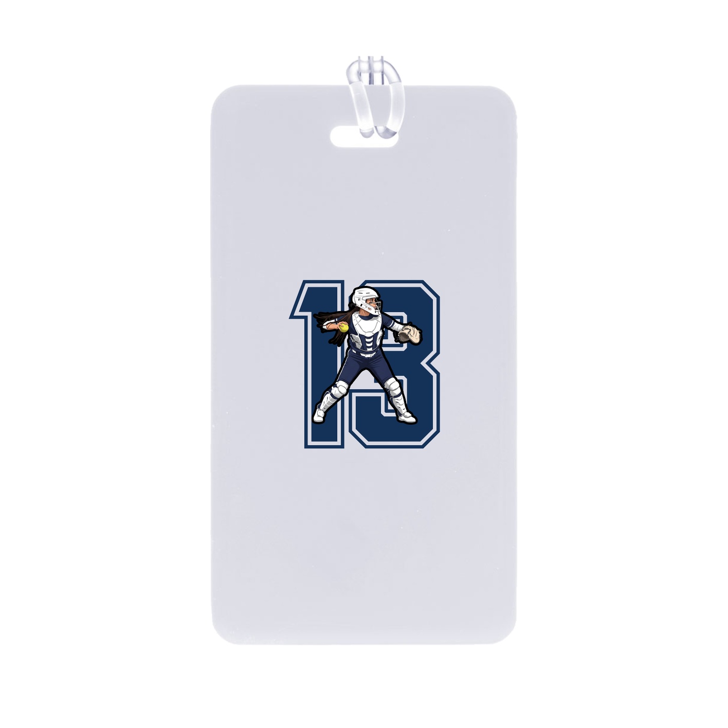 Bag Tag — Number in Classic