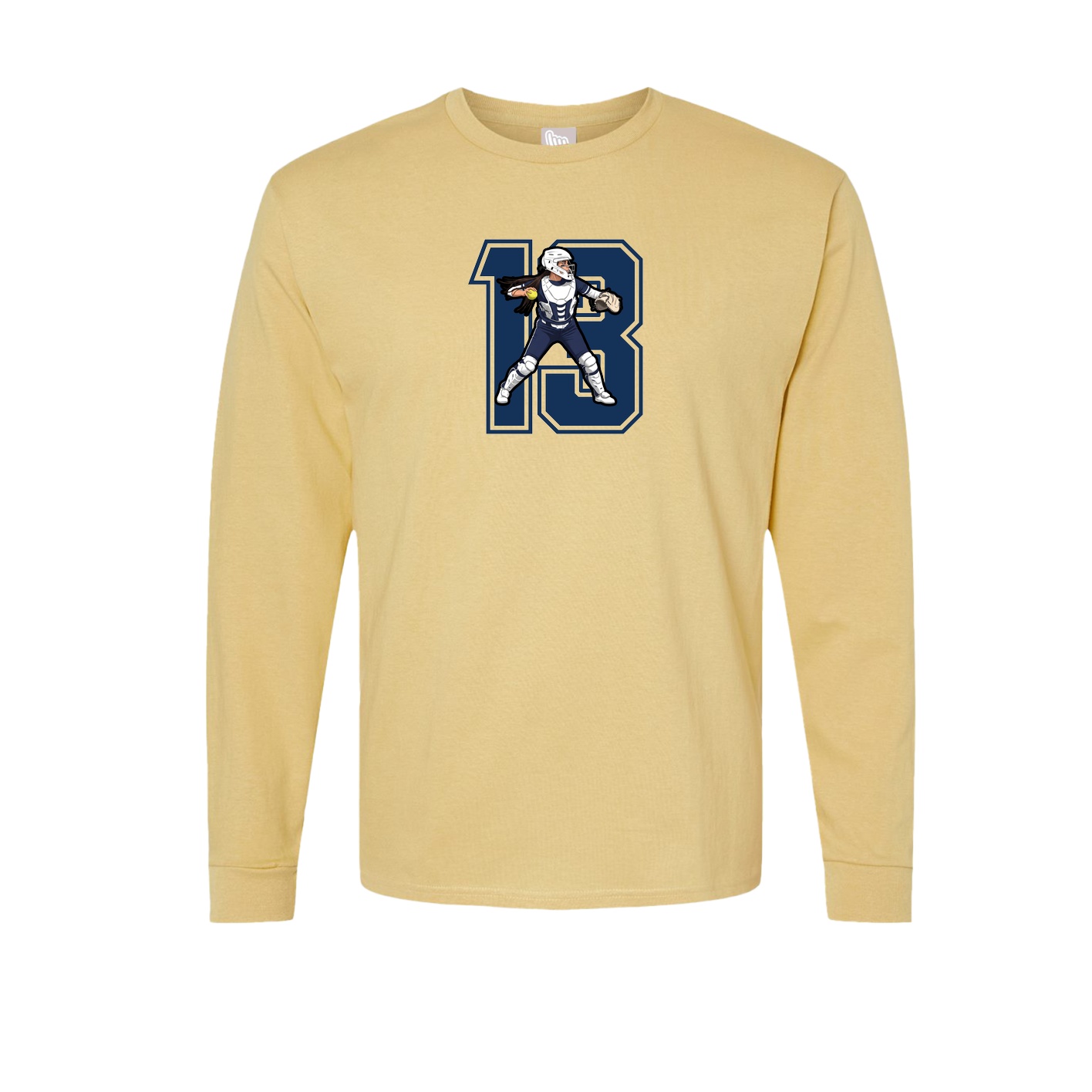 Long Sleeve Tee — Number in Vegas Gold
