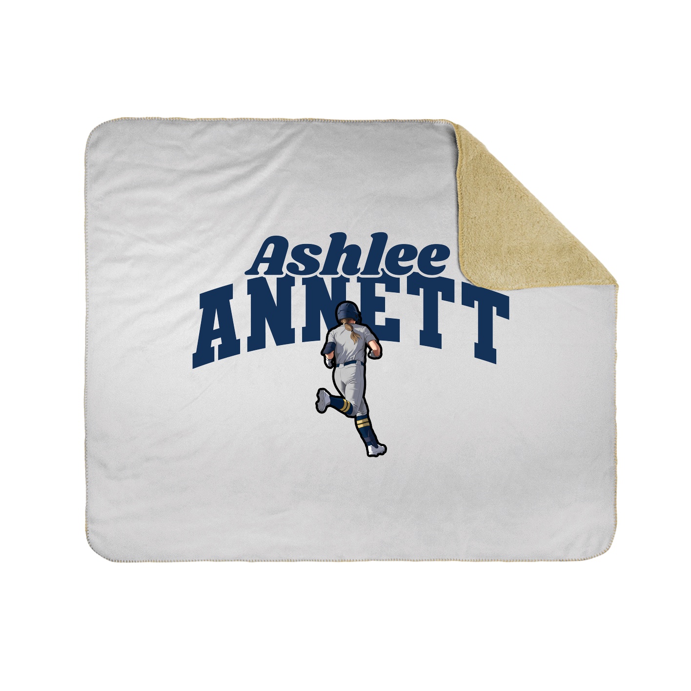 Throw Blanket — Signature Arch in White
