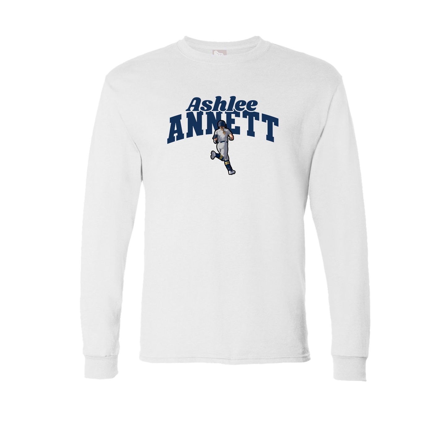 Long Sleeve Tee — Signature Arch in White