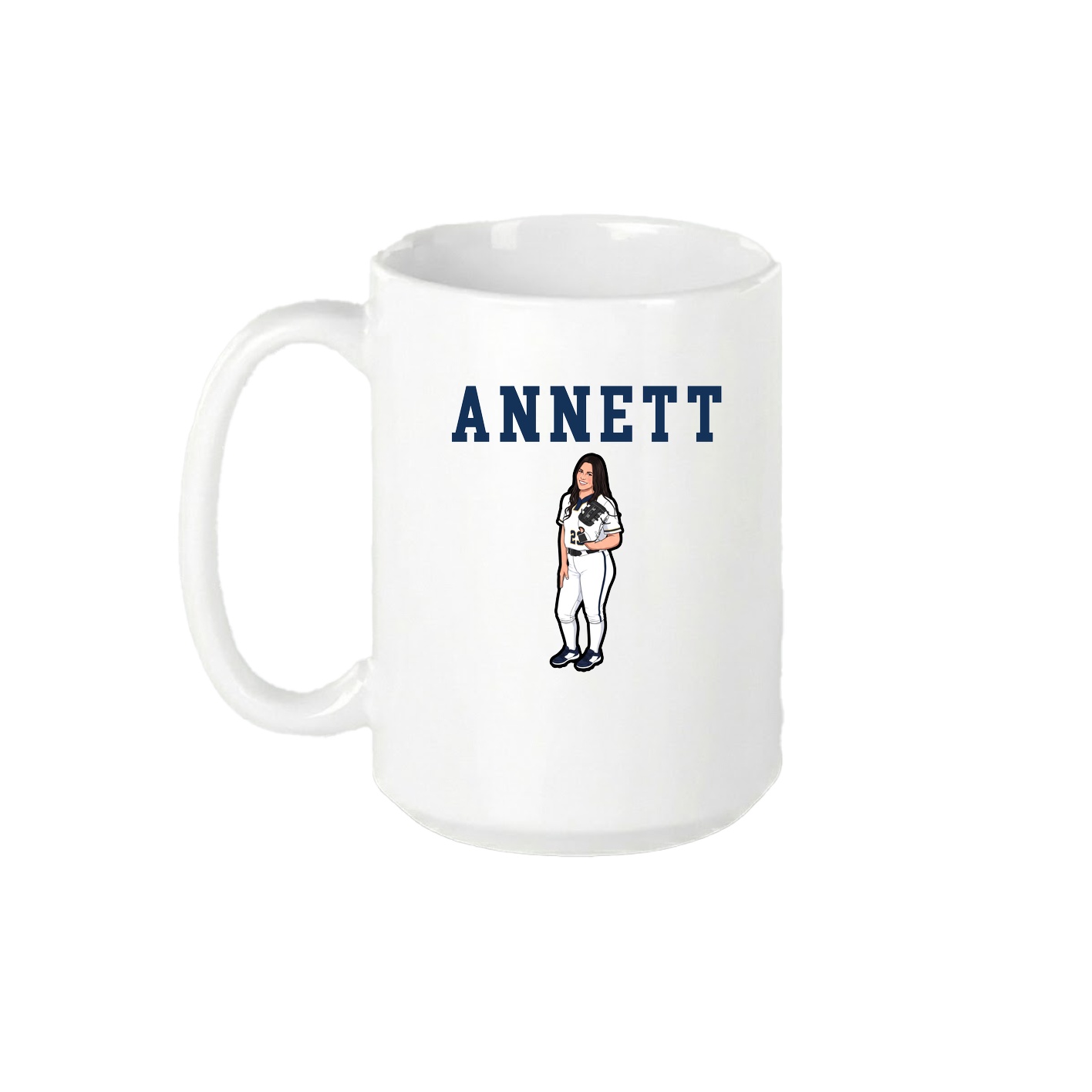 15oz Coffee Mug — Shirsey in White