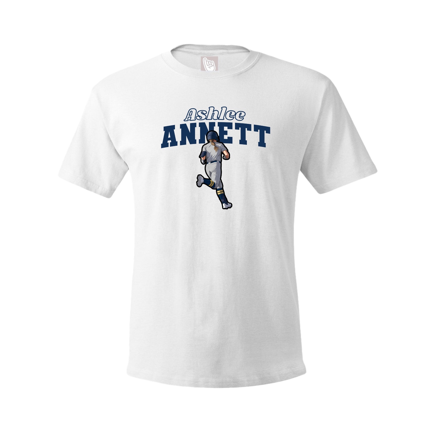 Tee — Name Arch in White