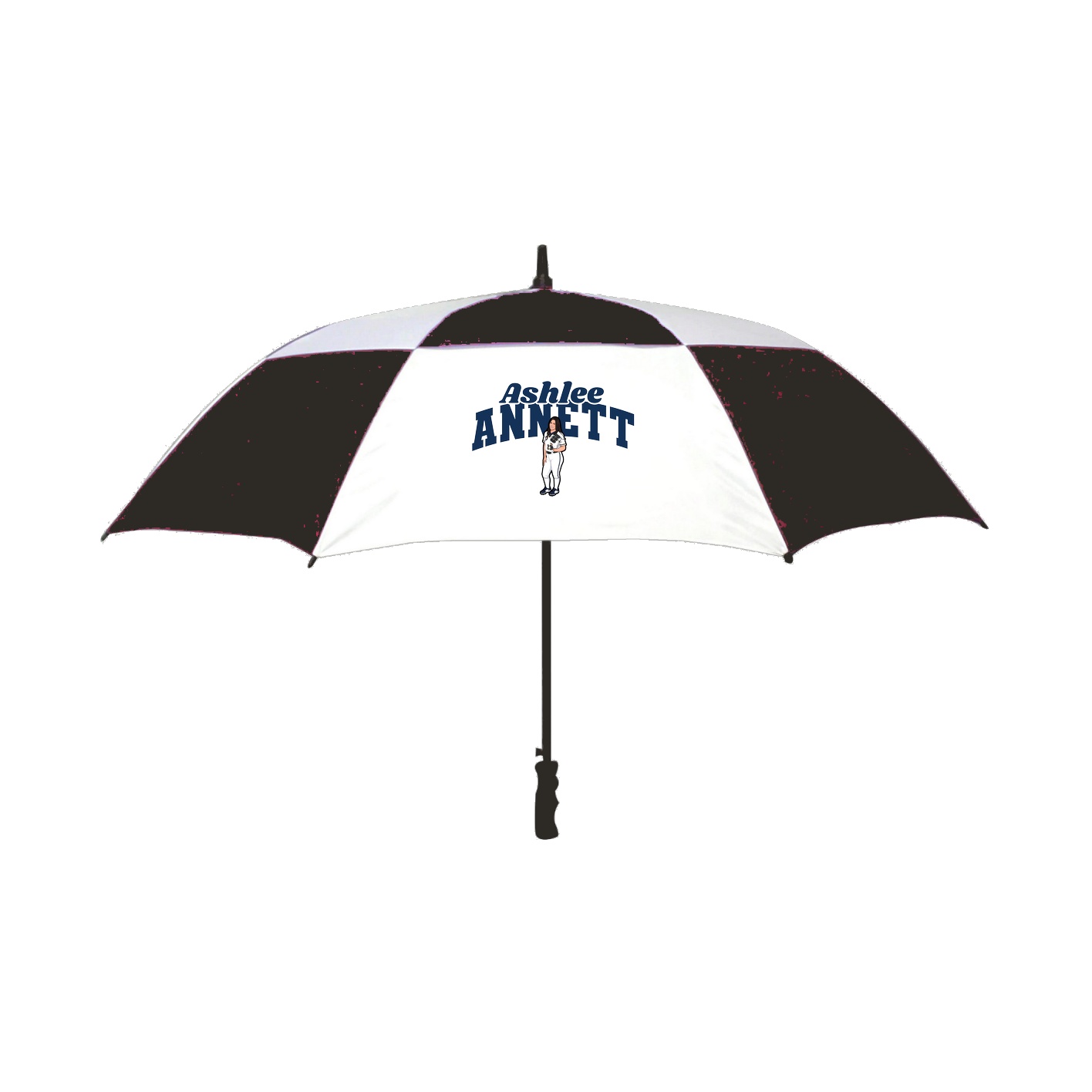 Golf Umbrella — Signature Arch in Black