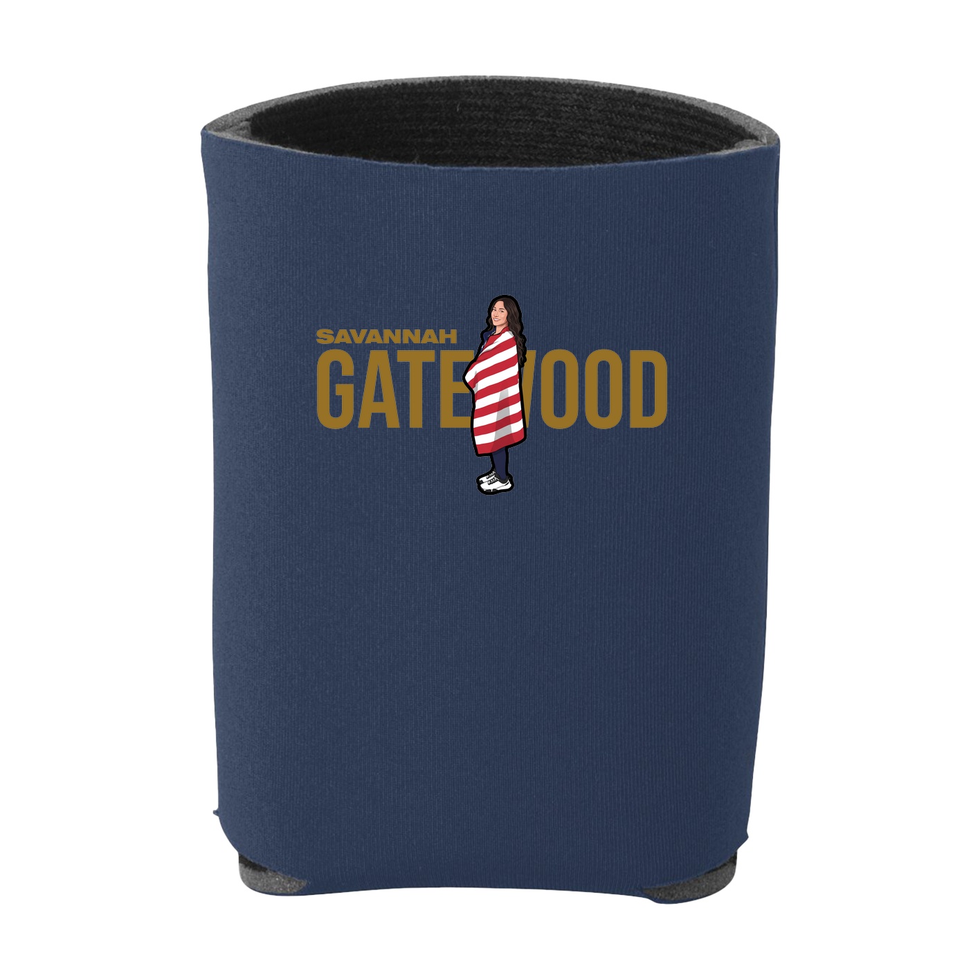 Can Holder — Player Name in Navy