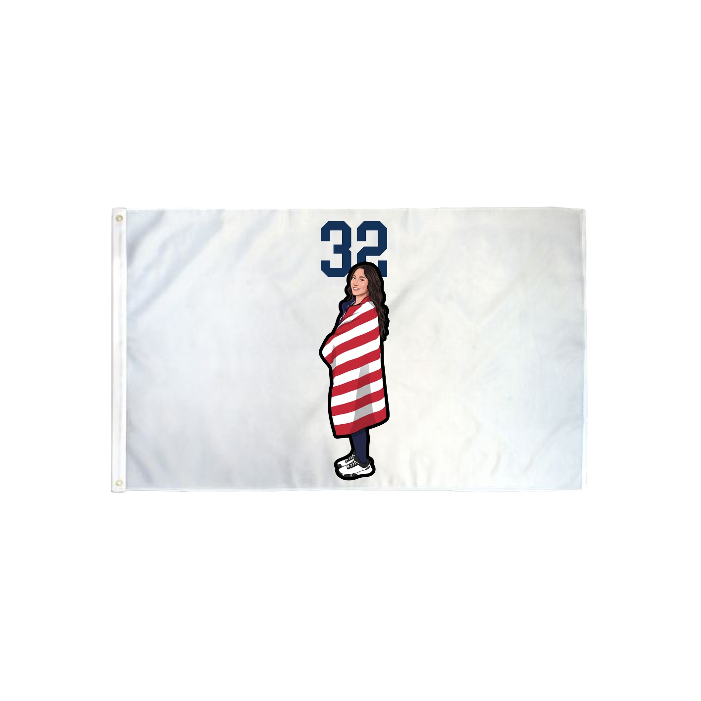 3x5 Flag — Number Top in Classic