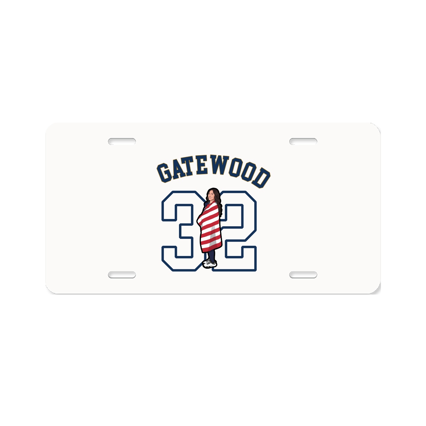 License Plate — Shirsey Arch in Classic