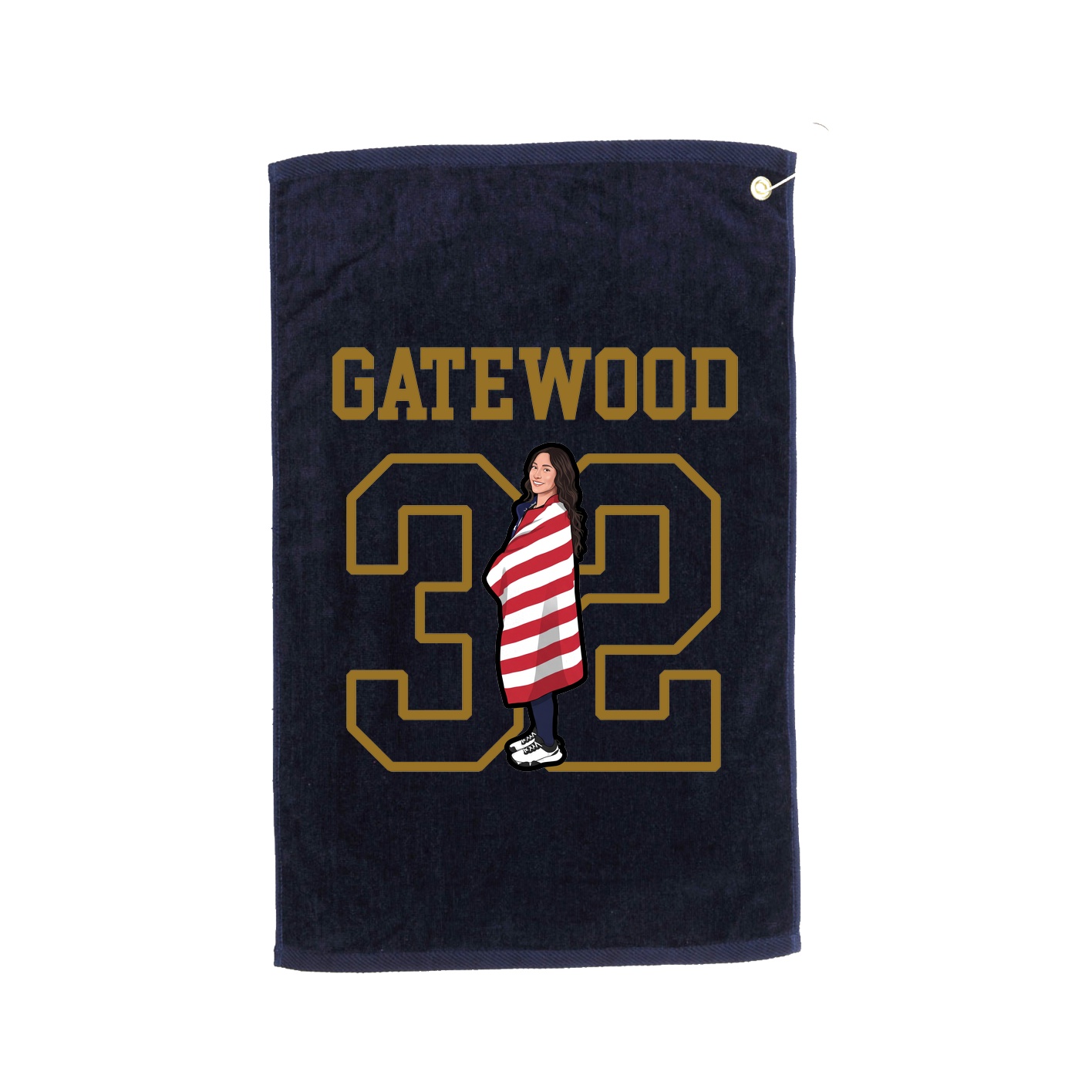Golf Towel — Shirsey in Navy