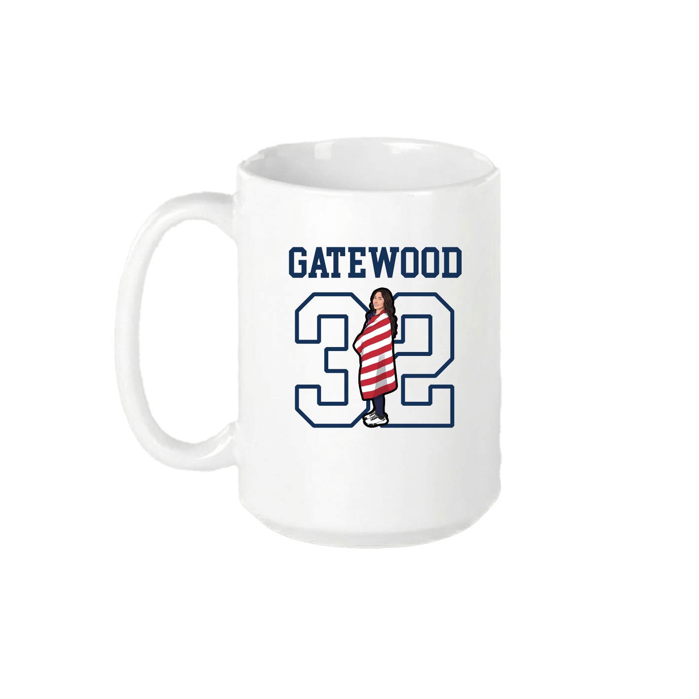 15oz Coffee Mug — Shirsey in White