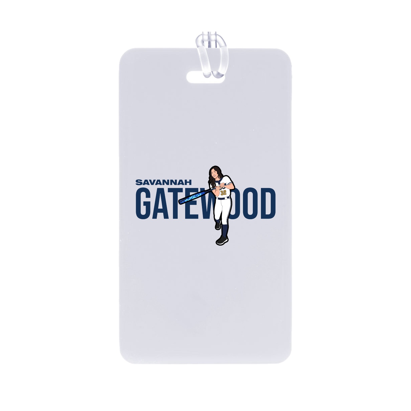 Bag Tag — Player Name in Classic