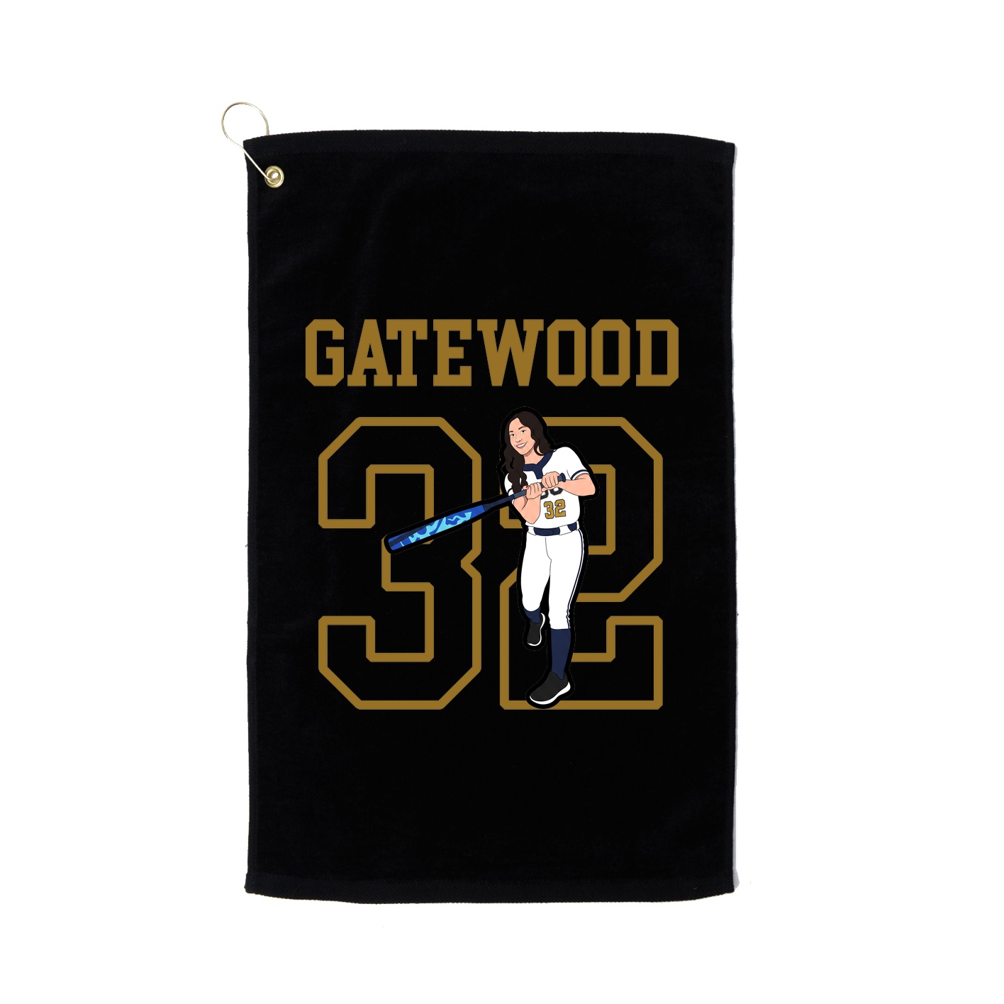 Golf Towel — Shirsey in Black