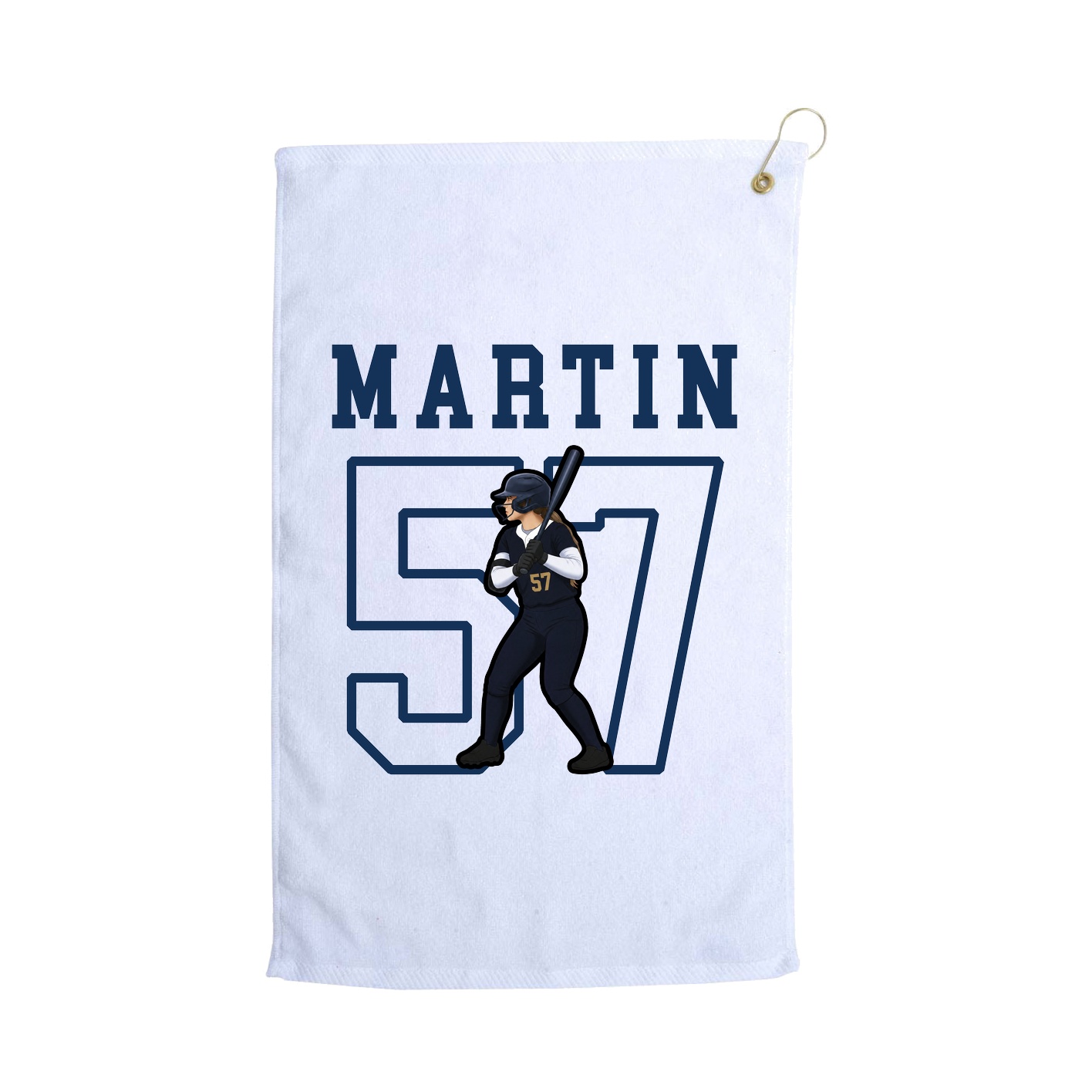 Golf Towel — Shirsey in White