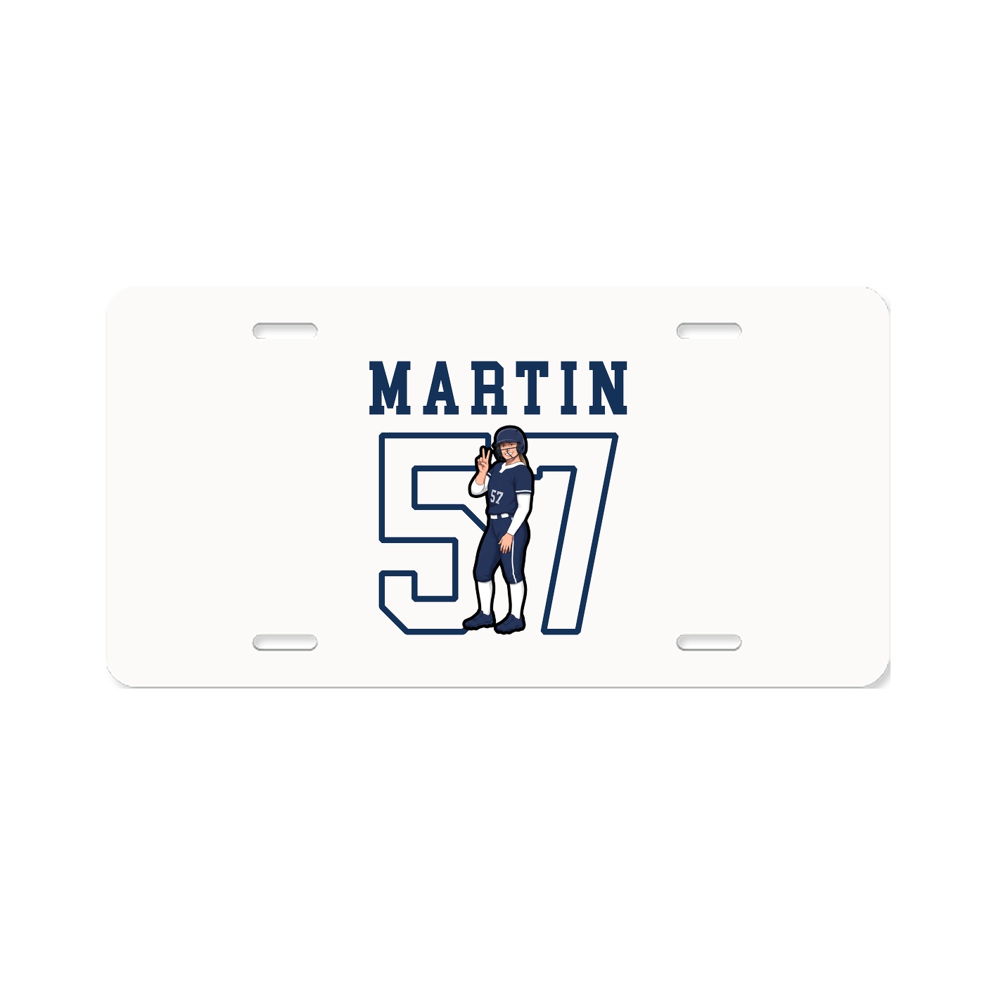 License Plate — Shirsey in Classic