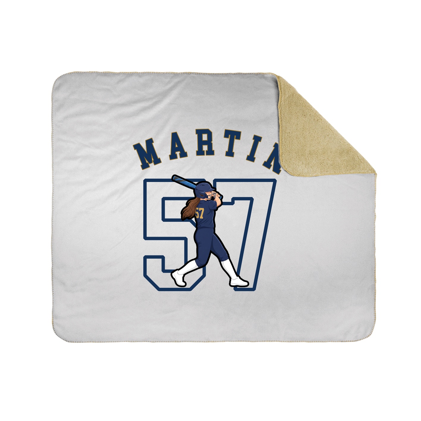 Throw Blanket — Shirsey Arch in White