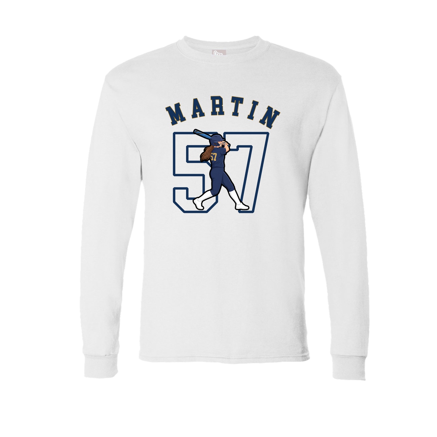 Long Sleeve Tee — Shirsey Arch in White