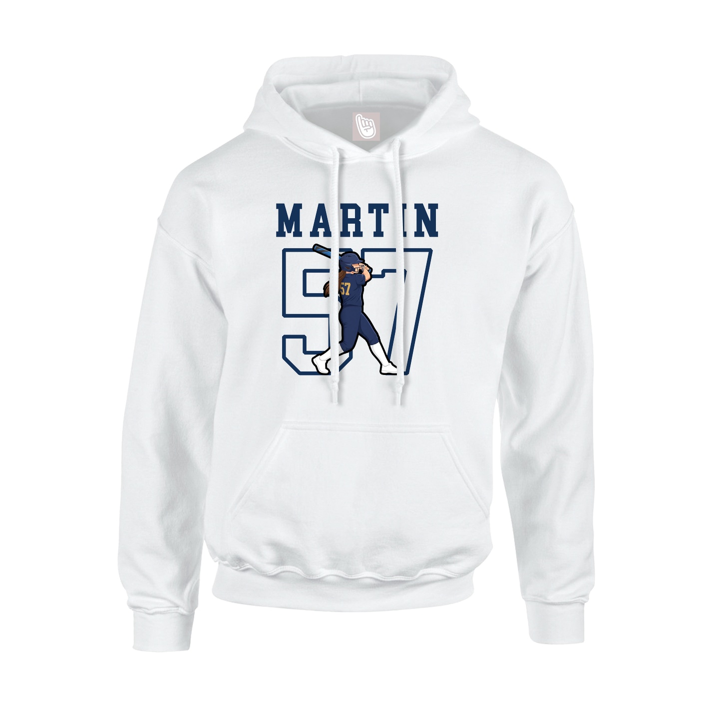 Youth Hoodie — Shirsey in White