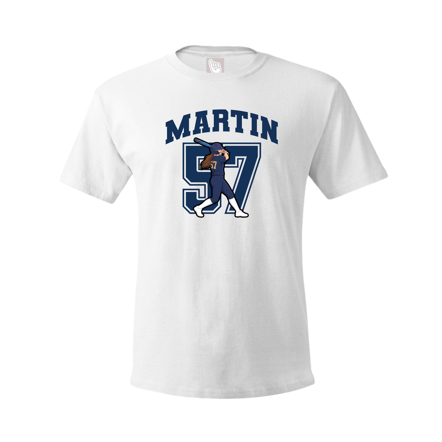 Tee — Number in White
