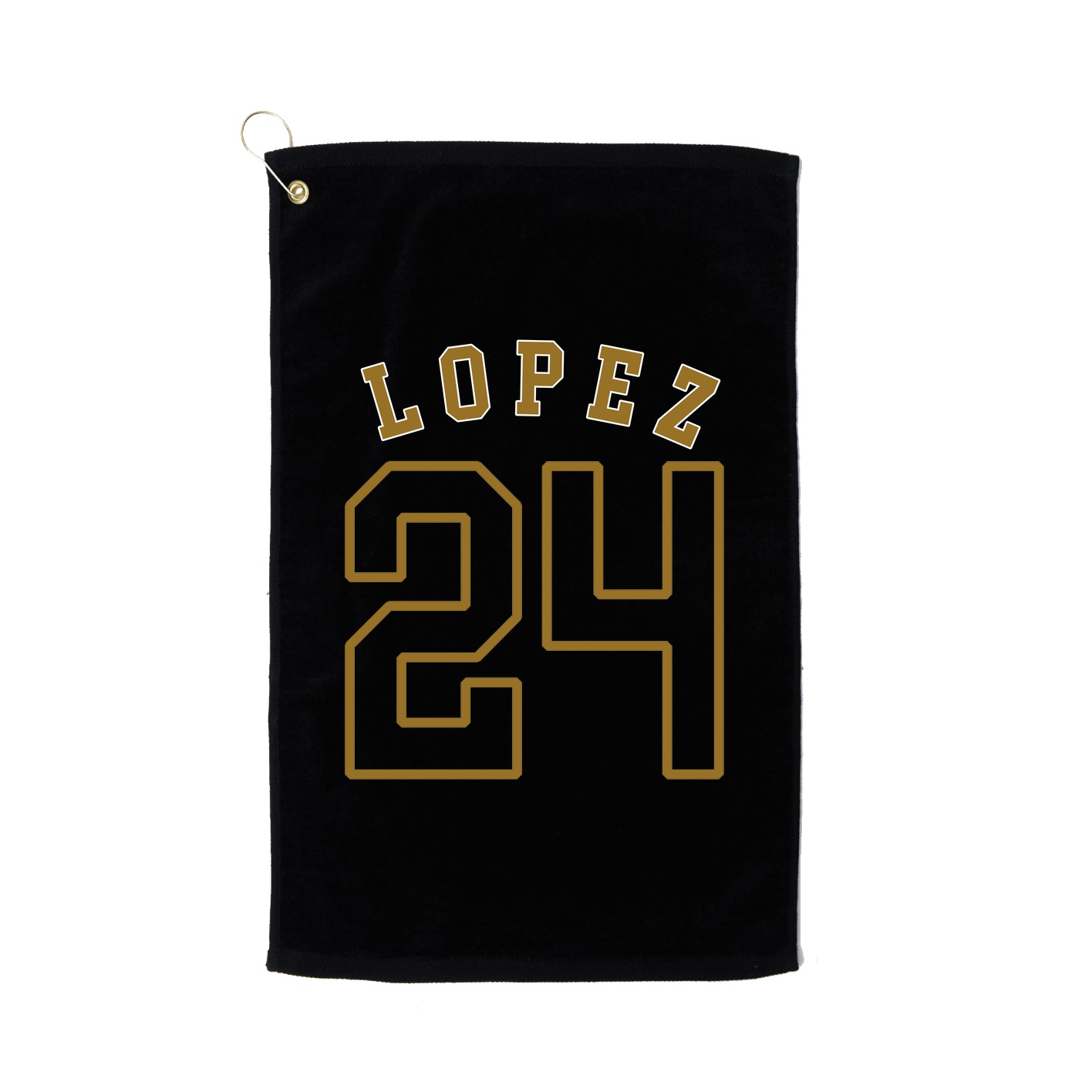 Golf Towel — Shirsey Arch in Black