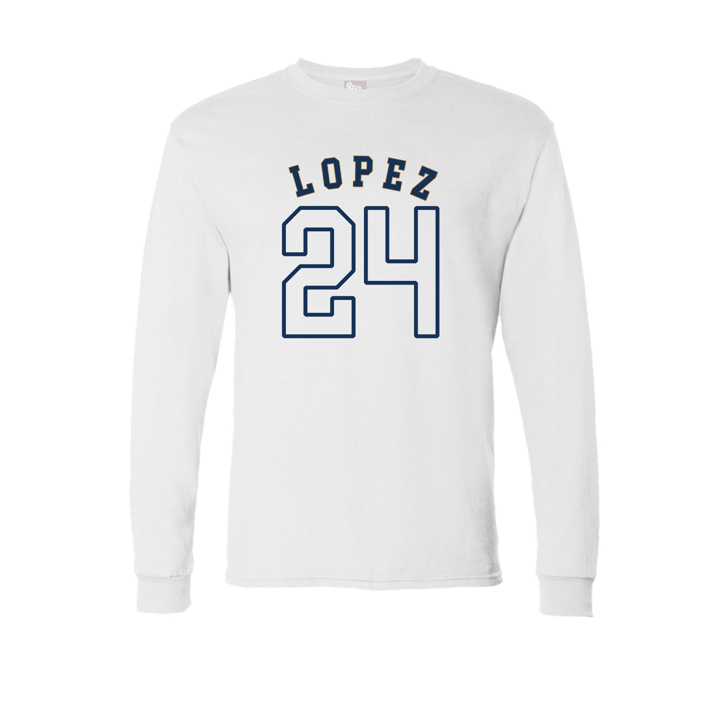 Long Sleeve Tee — Shirsey Arch in White