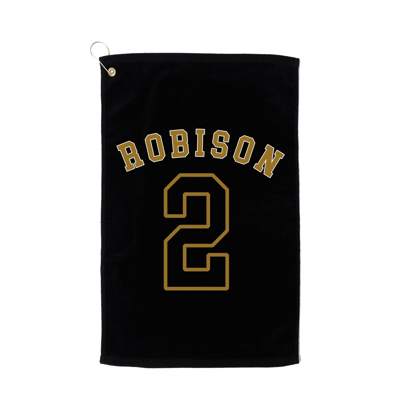 Golf Towel — Shirsey Arch in Black