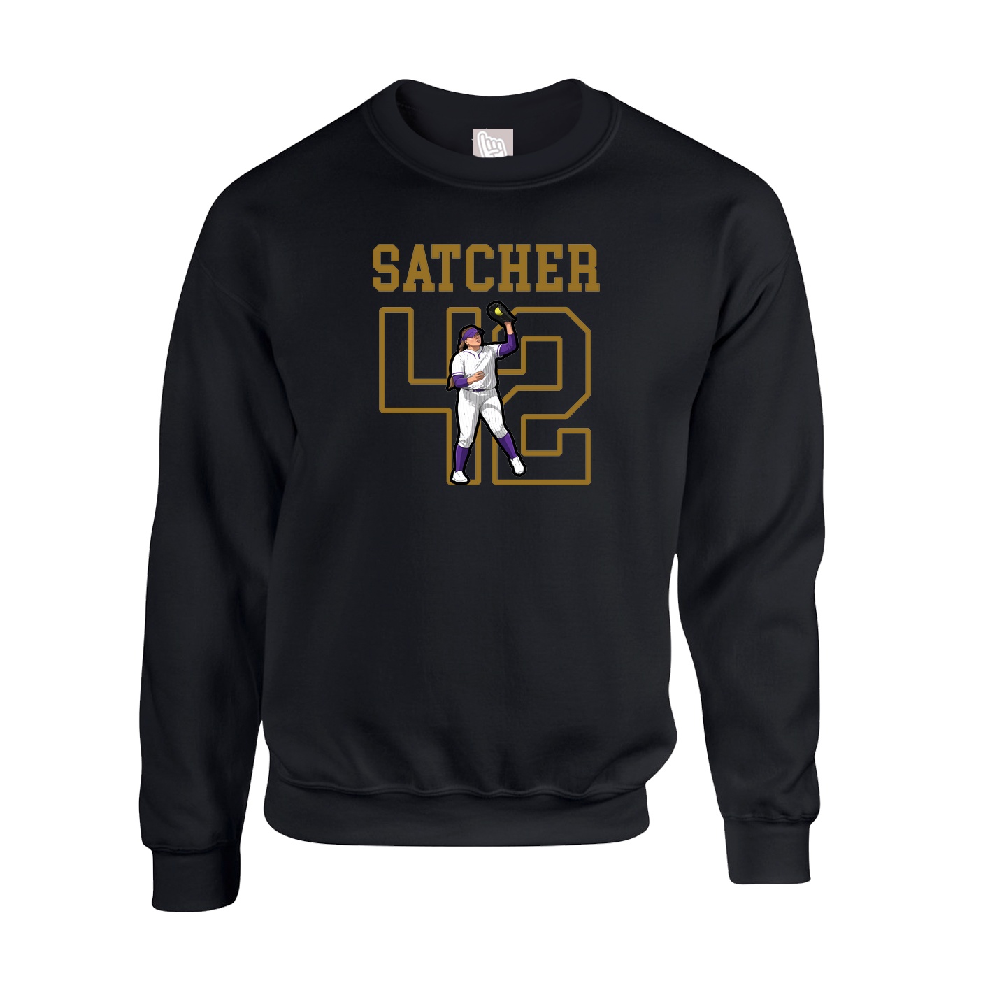 Fleece Crew — Shirsey in Black
