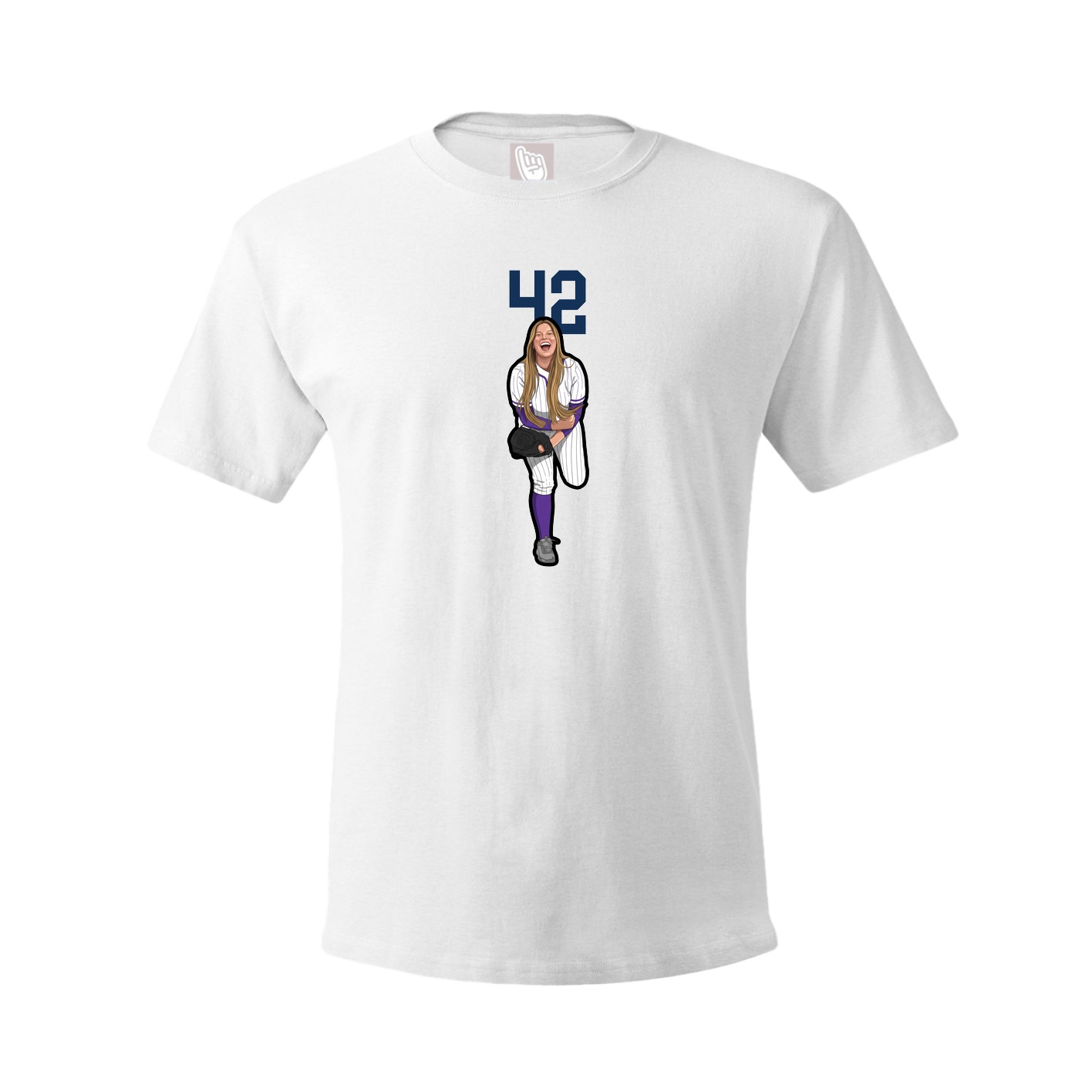 Tee — Number Top in White