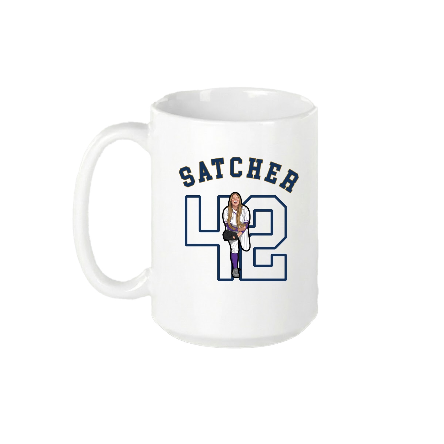 15oz Coffee Mug — Shirsey Arch in White