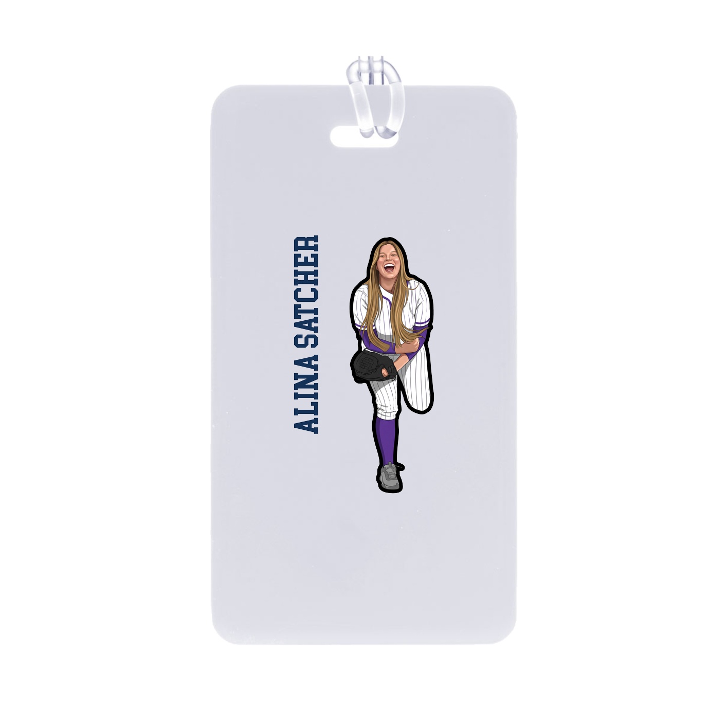 Bag Tag — Name Vertical in Classic