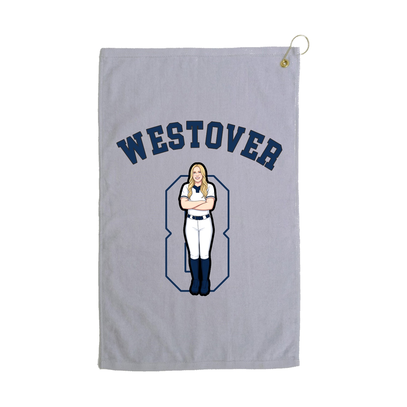 Golf Towel — Shirsey Arch in Grey