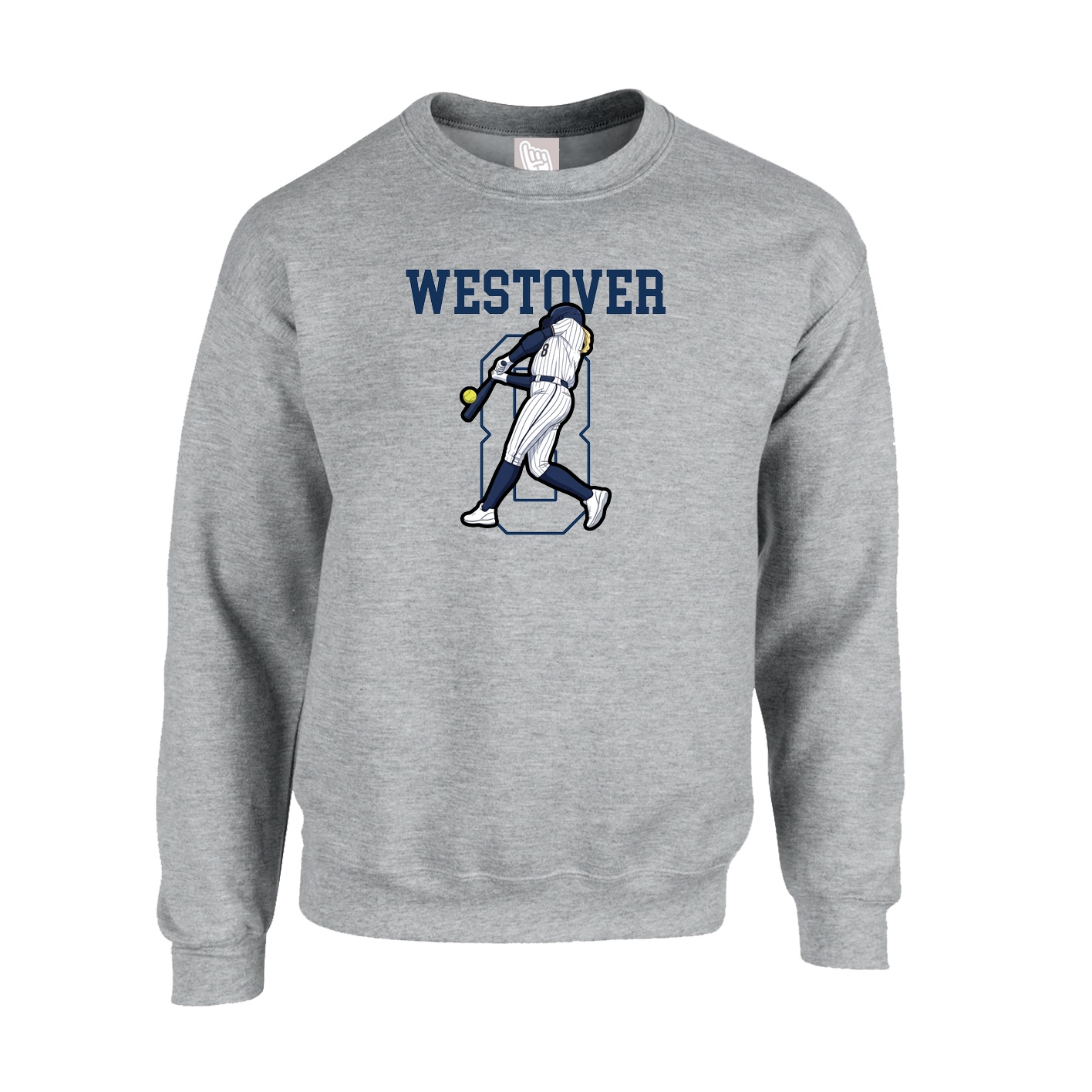 Fleece Crew — Shirsey in Grey