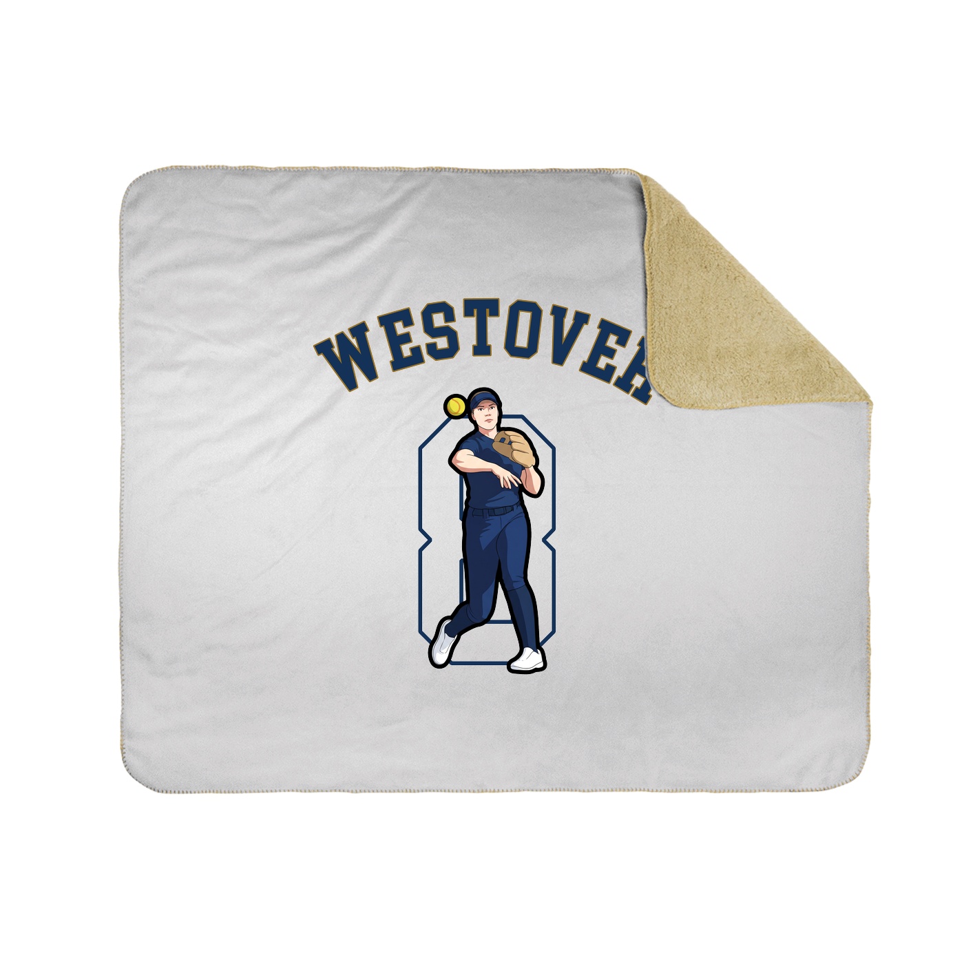 Throw Blanket — Shirsey Arch in White