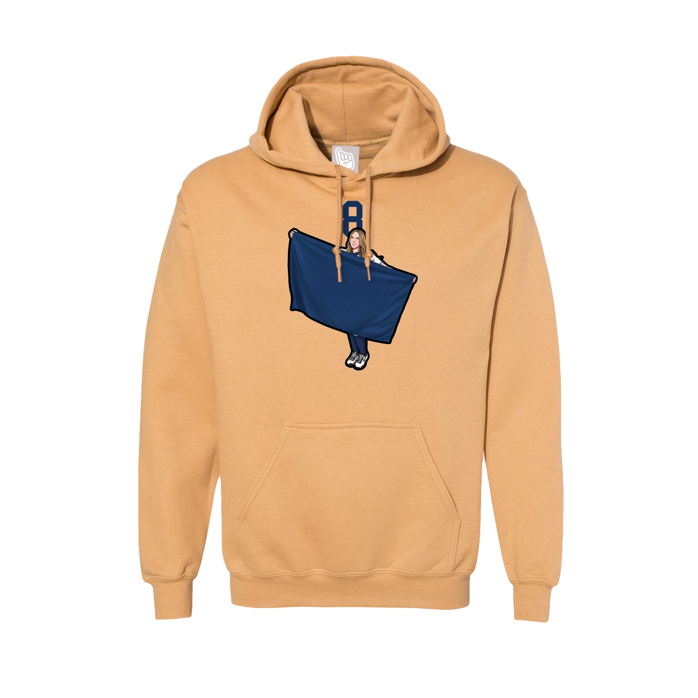 Hoodie — Number Top in Vegas Gold