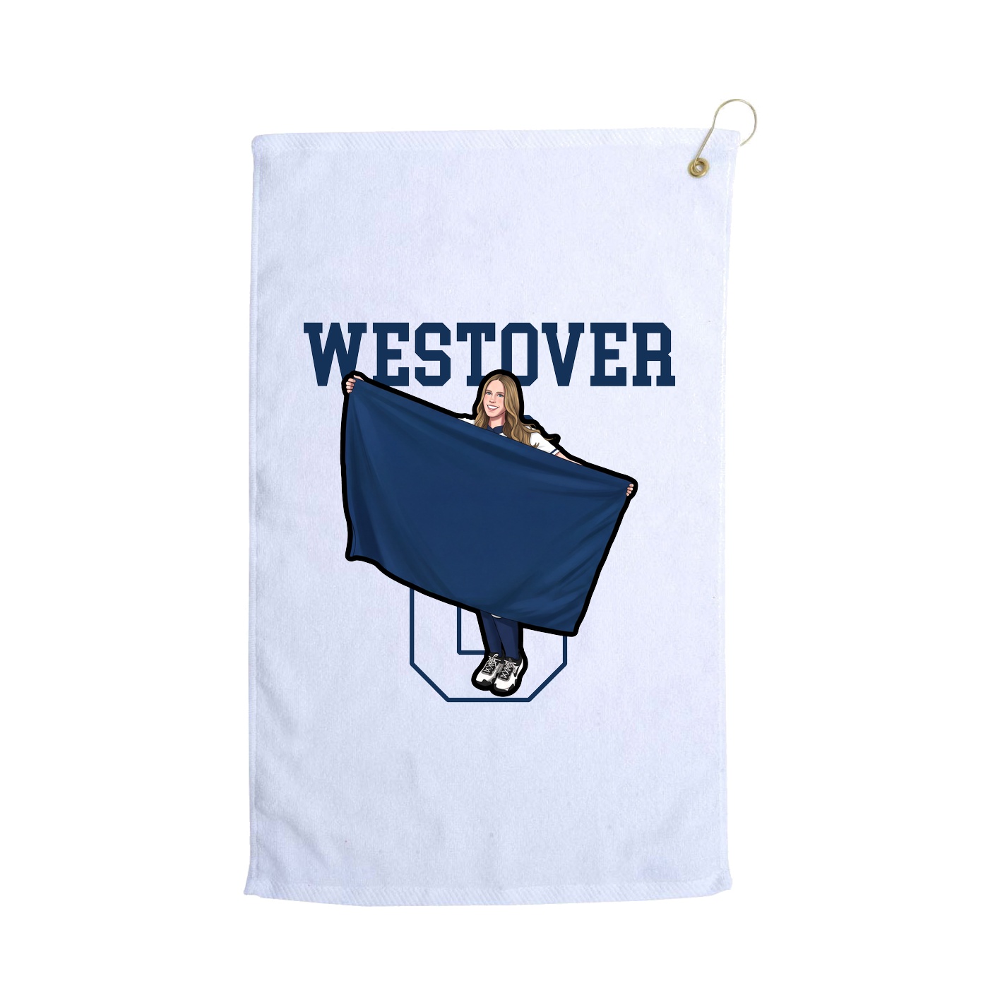 Golf Towel — Shirsey in White