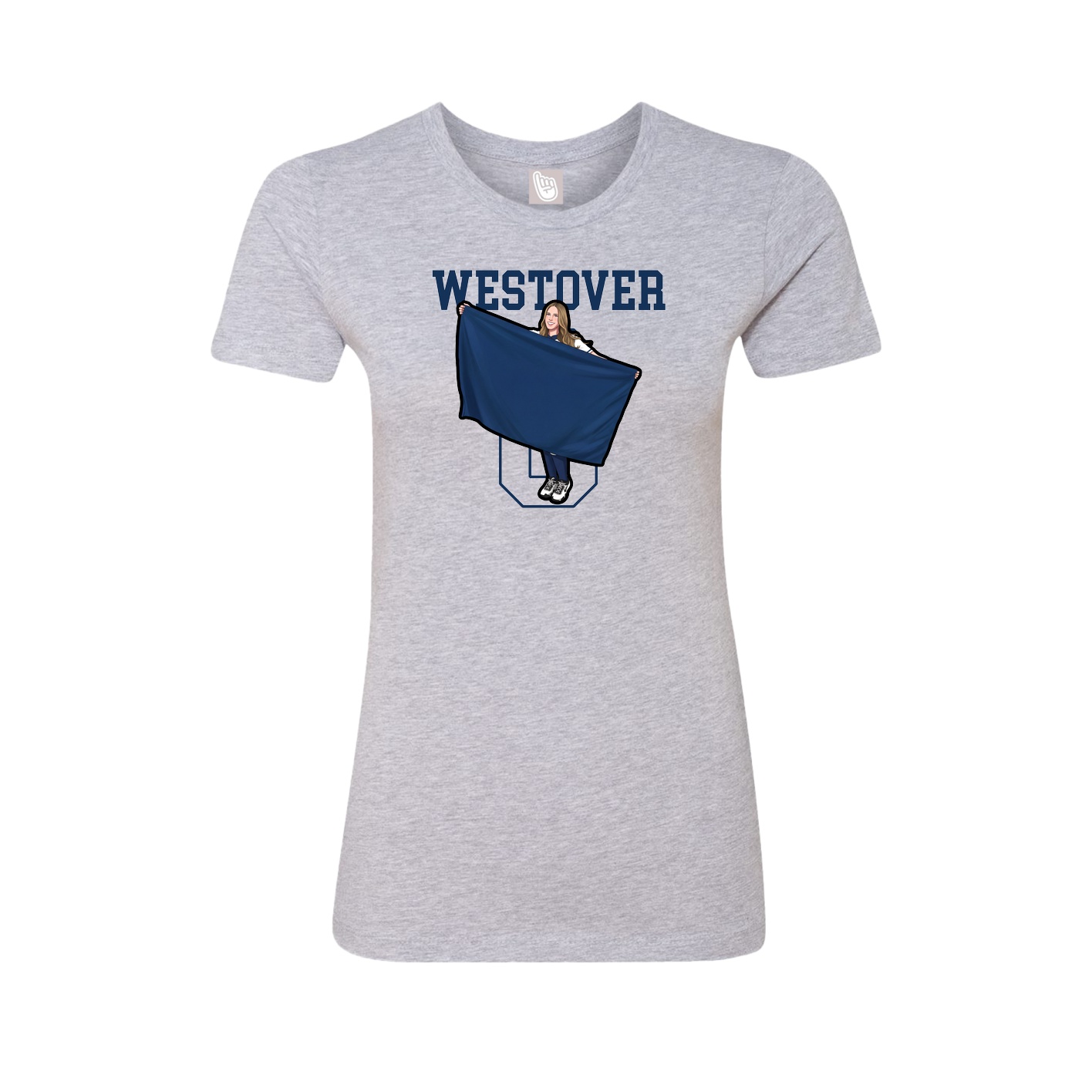 Fitted Women's Tee — Shirsey in Grey