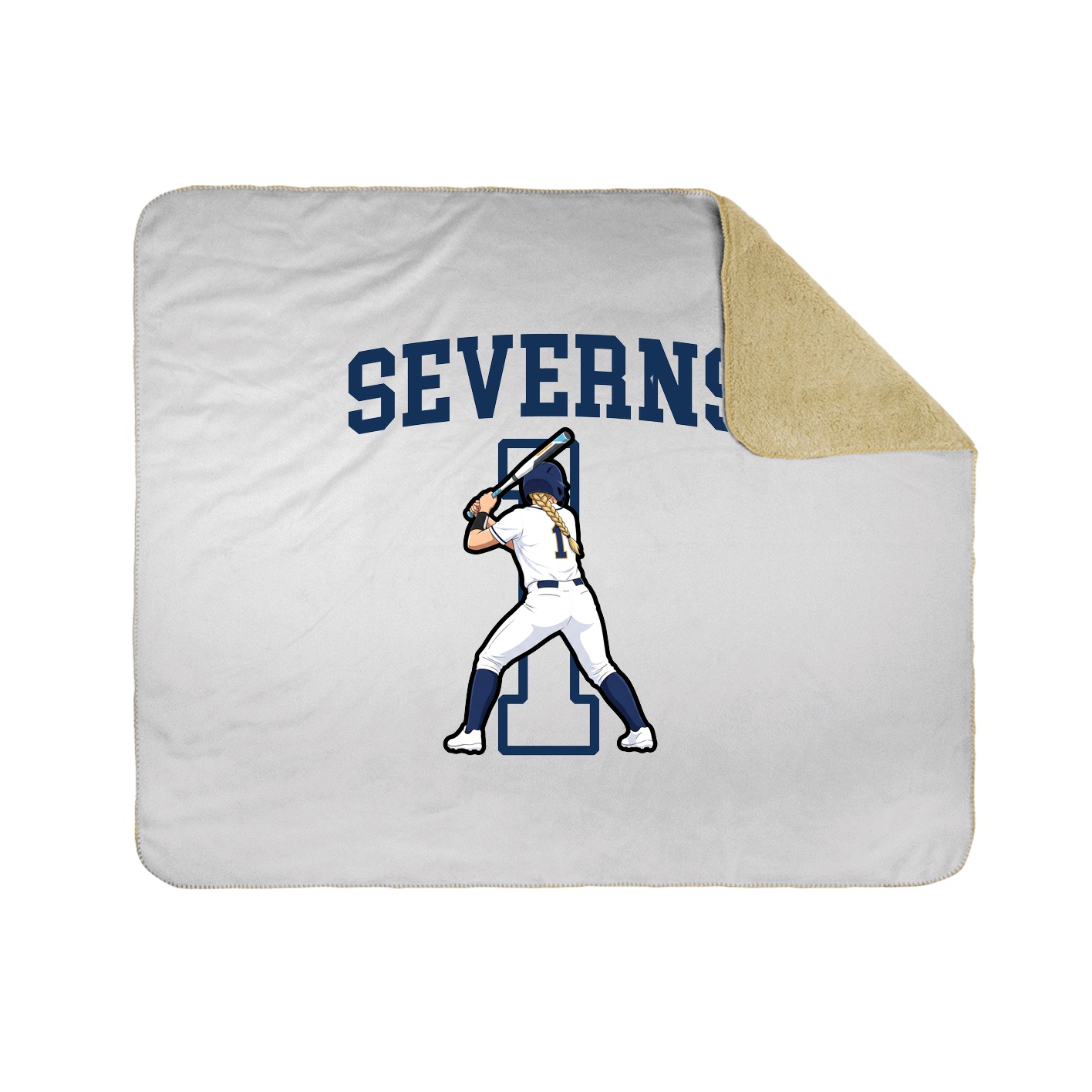 Throw Blanket — Shirsey in White