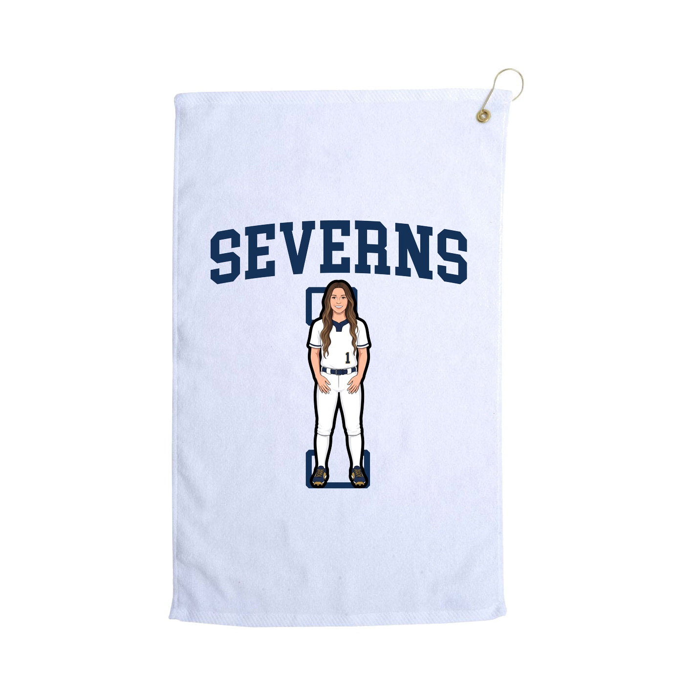 Golf Towel — Shirsey in White