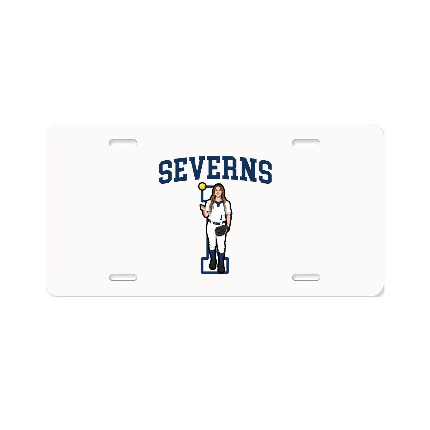 License Plate — Shirsey in Classic