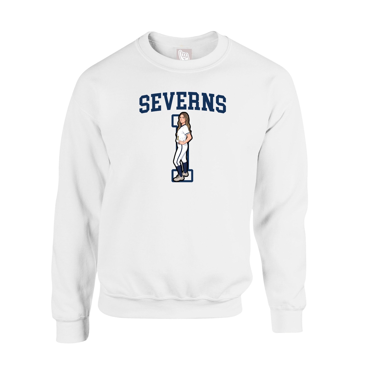 Fleece Crew — Shirsey in White
