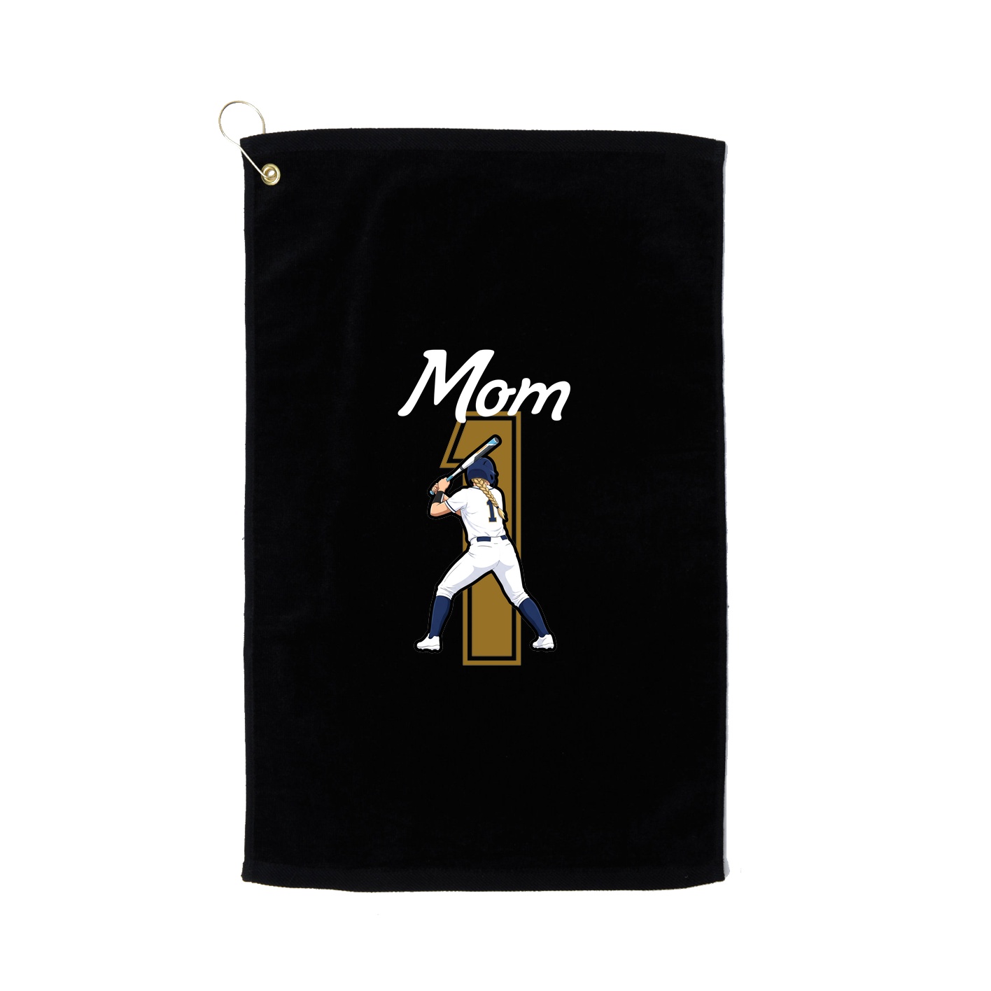Golf Towel — Mothers Day Shirsey in Black
