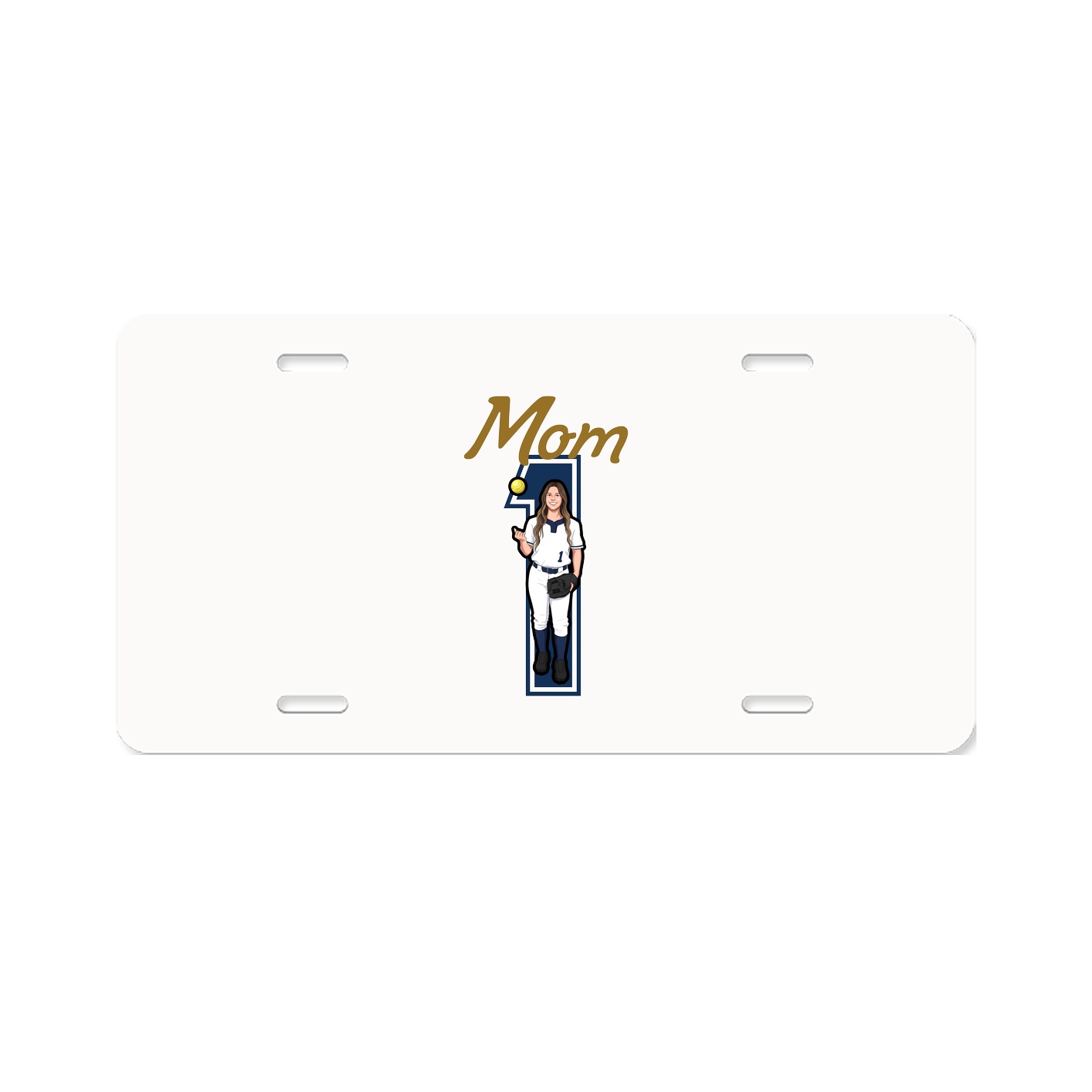 License Plate — Mothers Day Shirsey in Classic
