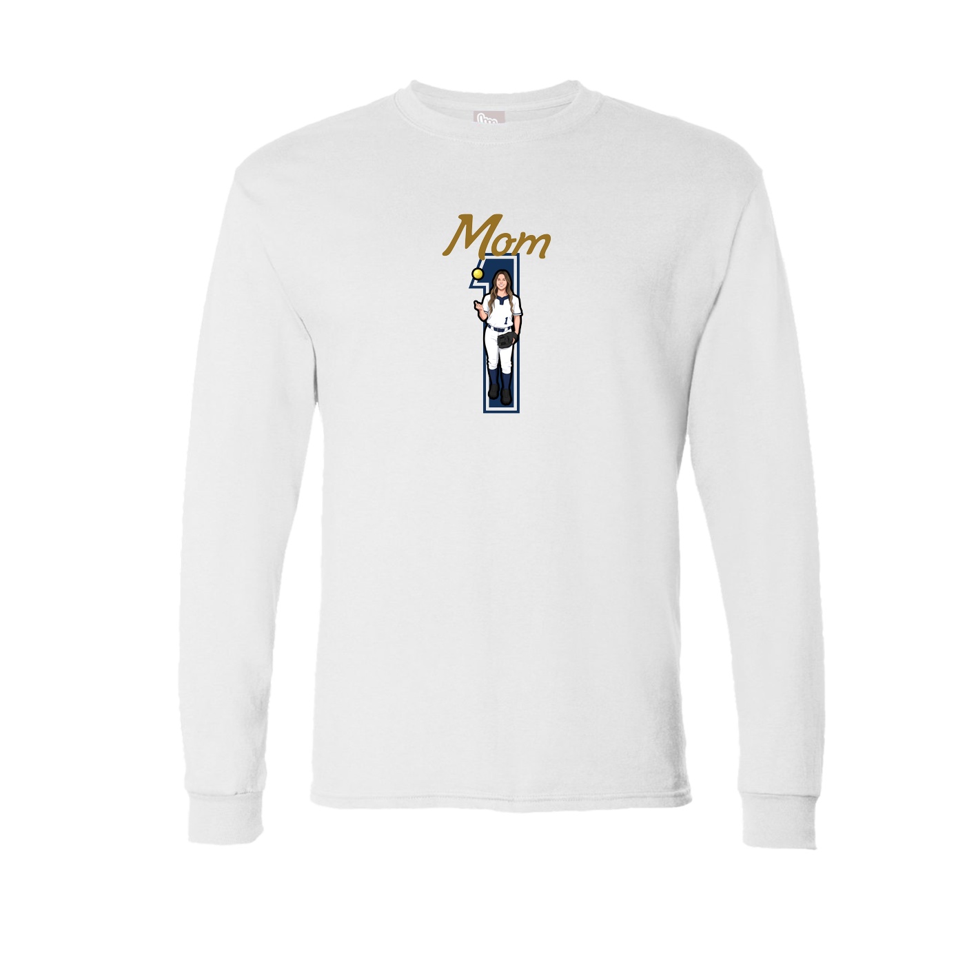 Long Sleeve Tee — Mothers Day Shirsey in White