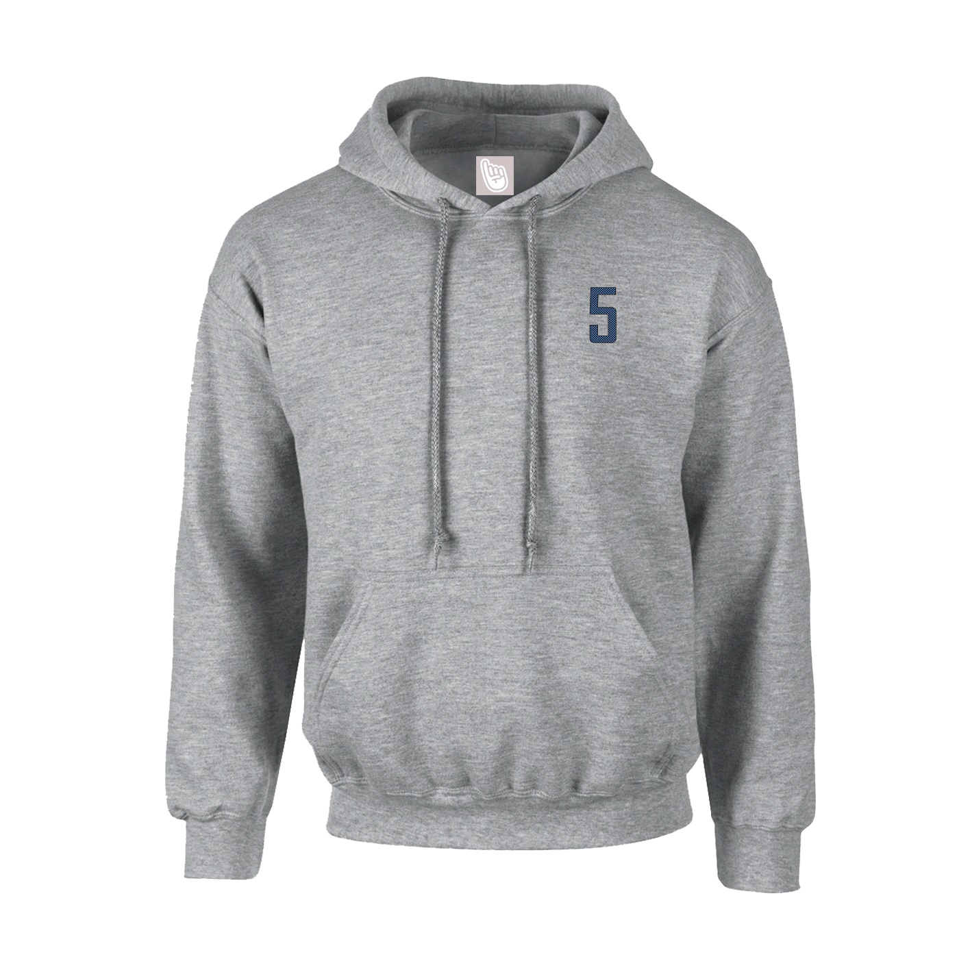 Hoodie — Front Shirsy in Grey