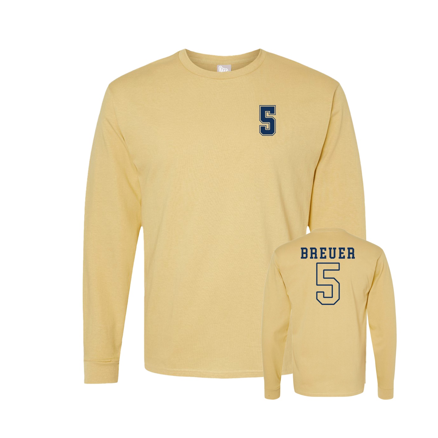 Long Sleeve Tee — Chest Back in Vegas Gold
